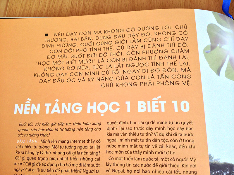 Có triết lý giáo dục dẫn đường